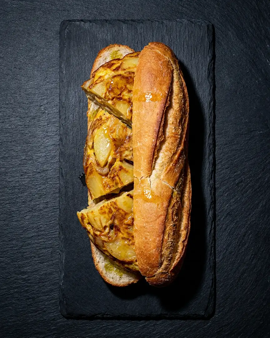 Bocadillo de tortilla española