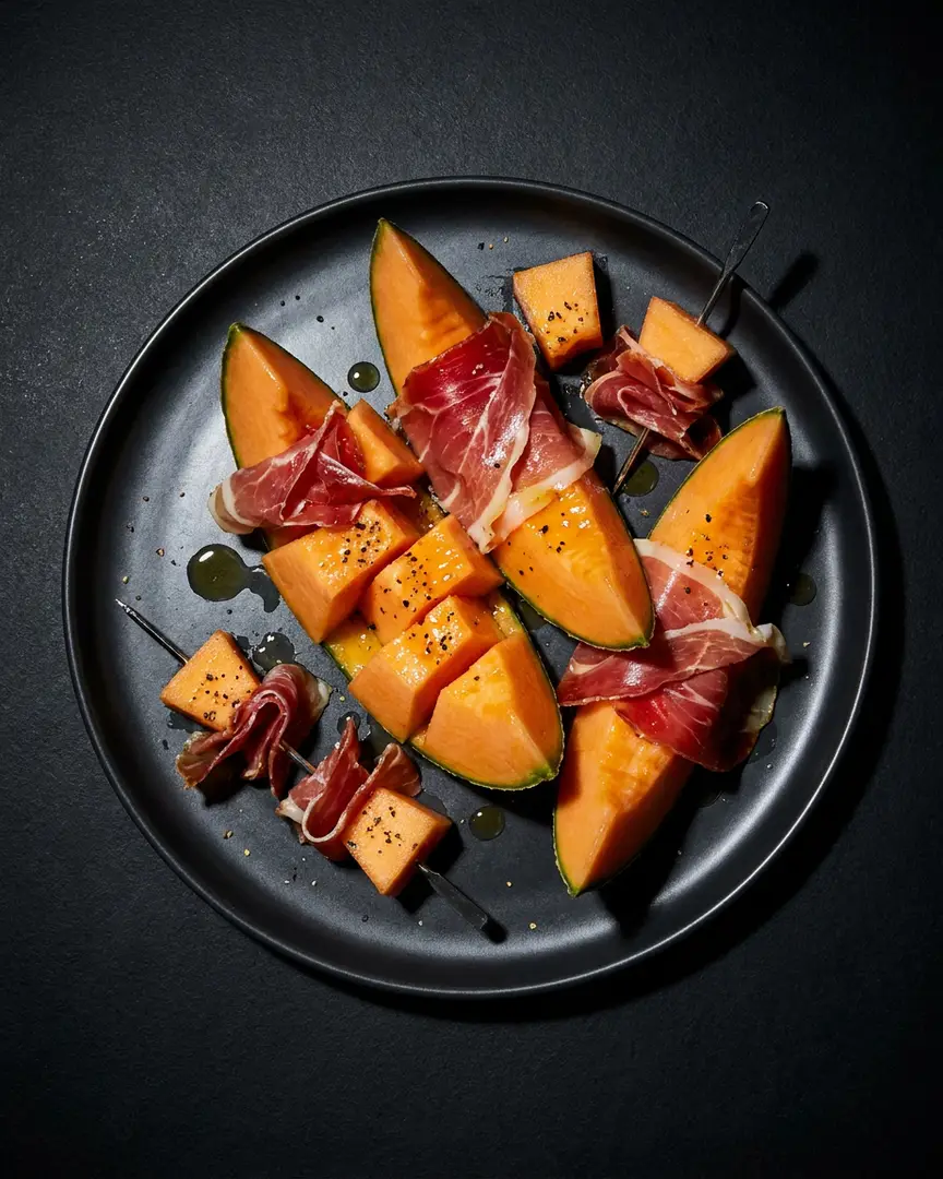 Jamón con melón