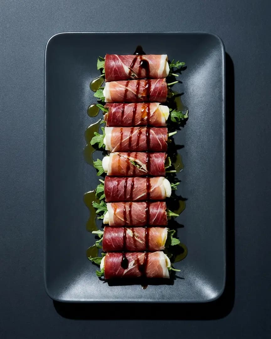 Rollitos de jamón