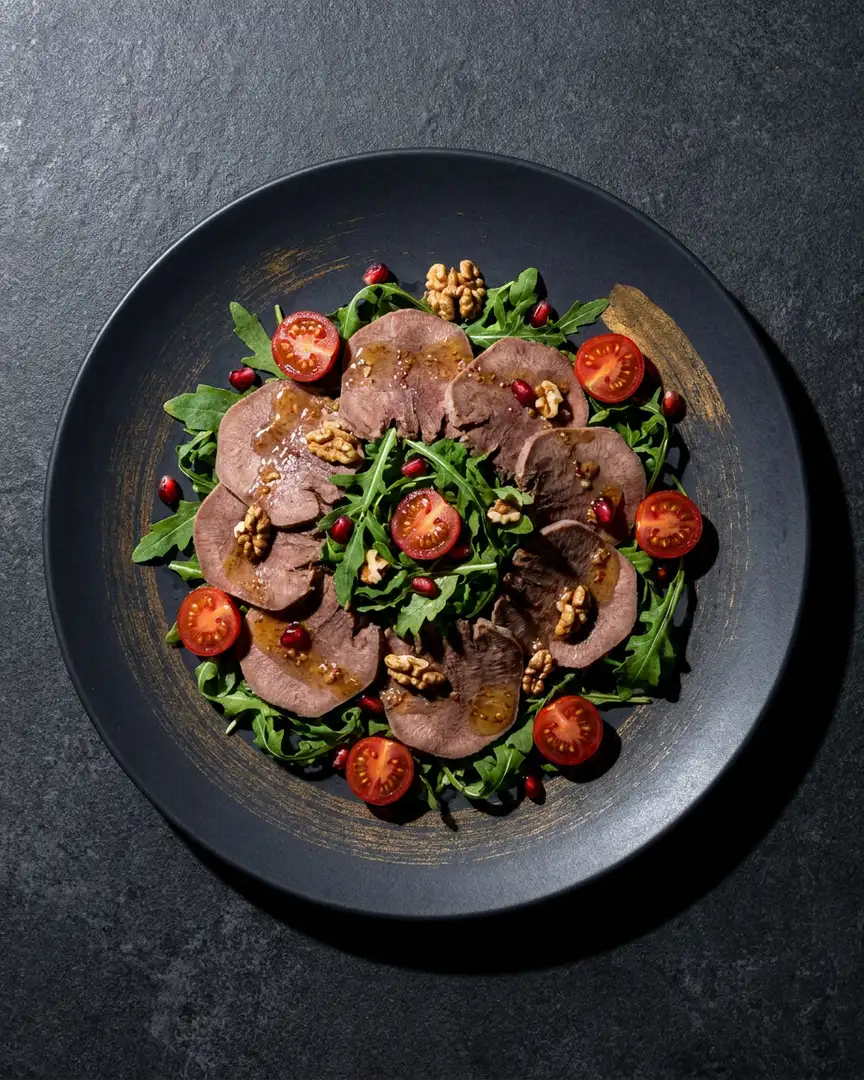 Ensalada de lengua de ternera