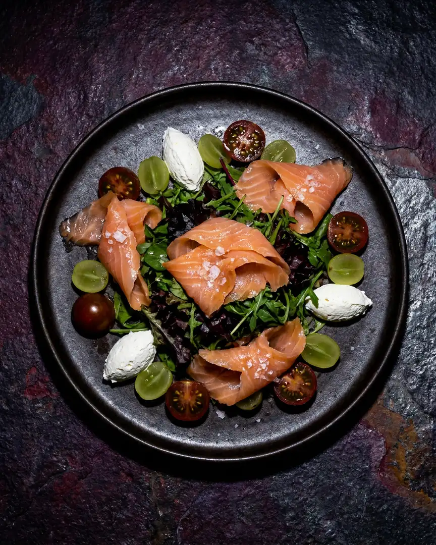 Ensalada de salmón